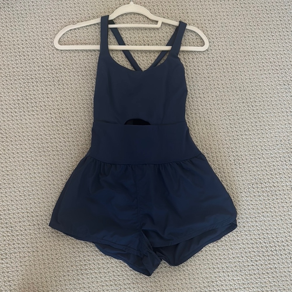 FP Movement by Free People Navy Romper